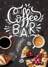 Nordic Coffee Cup Canvas Wall Art Print For Cafe Kitchen  Restaurant Decor 6