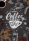 Nordic Coffee Cup Canvas Wall Art Print For Cafe Kitchen  Restaurant Decor 11