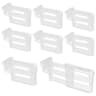 Adjustable Refrigerator Storage Divider Clips Fridge Shelf Organizer Baffle Dividers 48PCS 7