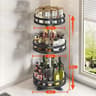 360 Rotating MultiPurpose Storage Box  SpaceSaving NonSlip Organizer For Kitchen  Cosmetics 8