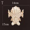 Natural Wood Carved Applique Onlays  Antique Furniture Moulding Decor 16