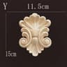 Natural Wood Carved Applique Onlays  Antique Furniture Moulding Decor 22