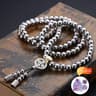 Stainless Steel Buddha Bead Necklace  Titanium Style EDC Fashion Chain Outdoor Accessory 13