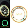Luminous Aluminum Alloy Car Ignition Switch Cover Ring  Interior Push Start Button Sticker For Toyo 6