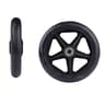 Heavy Duty Wheelchair Front Caster Wheel  Solid Rubber Replacement Tire 12