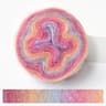 Rainbow Gradient Cake Yarn Organic Cotton Blend Crochet Yarn  Soft Knitting Yarn For DIY Sweaters S 15