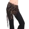 Womens Sequins Tassel Belly Dance Hip Scarf Waist Belt  Shiny Arabian Dance Costume Accessory 12