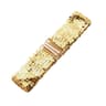 Gold Buckle Stretch Sequin Waist Belt For Women  Wide Elastic Sparkly Corset Waistband 9