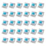 30pcs Mechanical Keyboard Switch Set  Blue Brown Red Black 2Pin Tactile Clicky Key Switch Replaceme 6