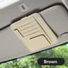 MultiFunctional Car Sun Visor Organizer Clip  ID Card Holder Glasses Clip  Cash Storage Bag 6