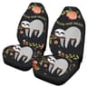 2 Pcs Universal Polyester Car Front Seat Covers  Washable AntiDirty Driver Seat Protectors For Most 14