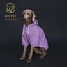 Dog Hoodie With Pocket  Leather Patch  Adjustable Pet Sweatshirt With Hook And Loop Collar 8