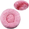 Round Plush Dog Bed  Calming Pet Bed For Large Medium  Small Dogs And Cats 14