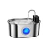 ROJECO 32L Wireless Stainless Steel Pet Water Fountain  Automatic BatteryPowered Drinking Dispenser