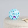 Interactive Rubber Dog Ball Toy With Bell  Teeth Cleaning Chew Toy For Puppies  Dogs 7