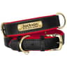 Personalized PU Leather Dog Collar With Engraved Nameplate  Soft Padded Adjustable Collar For Small 6