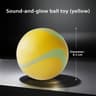 HOOPET Glow Rubber Dog Fetch Ball  Durable Interactive Chew  Training Toy For Active Dogs 15