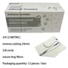 Professional Absorbable PGA Veterinary Suture Kit  12pcs Sterile Dog Surgical Training Thread With  13