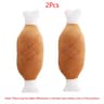 Interactive Plush Squeaky Chicken Leg Dog Toy  Soft BoneShaped Chew Toy For Small Medium  Large Dog 7