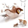 Interactive Chirping Bird Cat Toy  Plush Hanging Teaser With Elastic Rope For Hunting Play  Stress  6