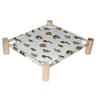Outdoor Elevated Cat Bed House  Breathable Canvas Pet Hammock Bed With Durable Wooden Frame For Cat 13