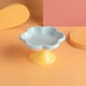 Ceramic Elevated Cat Bowl With Stand  Raised Flower Pet Food  Water Dish For Neck Protection 6