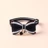 Cute Bowknot Pet Collar With Bell  Adjustable Nylon Necklace For Cats Kittens  Small Dogs 6