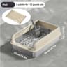 KEMORELA XL Stainless Steel Cat Litter Box With Lid  Enclosed HighSided LeakProof Odor Control Litt 13