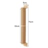 WallMounted Cat Climbing Steps  Sisal Scratching Shelf Set  Wooden Cat Wall Furniture Stairway For