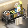 SpaceSaving Kitchen Sink Sponge Holder  Countertop Drain Basket  Cleaning Supply Organizer 9