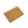 Wooden Serving Tray  Rectangular Food Serving Platter For Breakfast Tea Dining  Party Use 7