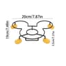 Mickey Multifunctional Kitchen Stove Insulation Rack  Metal Bowl Pot  Cutlery Storage Organizer 6