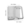 Stainless Steel Sponge Holder For Kitchen Sink  Rustproof Adhesive Sponge Caddy Organizer 7
