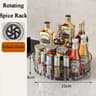 360 Rotating Storage Turntable Organizer  Multifunctional Spice Cosmetic  Fruit Lazy Susan Tray 12