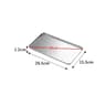 304 Stainless Steel Rectangular Serving Tray  Polished Food Baking Plate Fruit Dish  Kitchen Storag 8