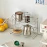 Stainless Steel Kitchen Countertop Storage Rack  MultiPurpose Spice Shelf  Bathroom Organizer Baske 7