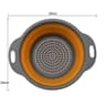 Collapsible Silicone Drain Basket  Foldable Kitchen Colander Fruit  Vegetable Washing Strainer 9