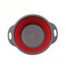 Collapsible Silicone Drain Basket For Fruits  Vegetables  Foldable Colander Kitchen Strainer 7