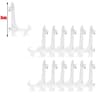 20Pack Clear Acrylic Display Easel Stands  Tabletop Plate Photo  Picture Frame Holders 10