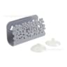 45 In Suction Cup Dish Cloth  Sponge Holder  Wall Mounted Kitchen Rag Storage Rack Plastic Organize 6
