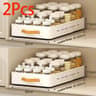 Expandable PullOut Cabinet Organizer Shelf  Metal Kitchen Storage Rack With Sliding Drawer For Spic 11