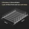 19 Mm Automatic Shelf Pusher Display Rack  PP Supermarket Shelf Organizer For Lipstick Nail Polish  6
