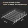 19 Mm Automatic Shelf Pusher Display Rack  PP Supermarket Shelf Organizer For Lipstick Nail Polish  14
