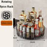 360 Rotating Spice Rack Organizer  NonSlip Lazy Susan Turntable Kitchen Cabinet Seasoning  Cosmetic 8
