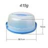 Portable Cake Carrier With Lid  Plastic Cake Storage Container With Foldable Handle Serving Tray  D 7