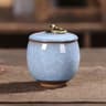 Mini Ceramic Tea Coffee Sugar Storage Jar  Decorative Kitchen Canister With Lid For Coffee Tea Suga 12