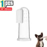 Silicone Pet Finger Toothbrush Set  Soft Dog  Cat Finger Toothbrush For Teeth Cleaning Plaque  Bad  6