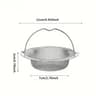 Kitchen Sink Strainer With Handle  Stopper  Stainless Steel Mesh Drain Basket Filter For Food Waste