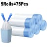 Drawstring Trash Bags  Thick HeavyDuty Kitchen Garbage Bags With Automatic Closure For Home Office  5