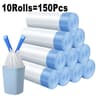 Drawstring Trash Bags  Thick HeavyDuty Kitchen Garbage Bags With Automatic Closure For Home Office  6